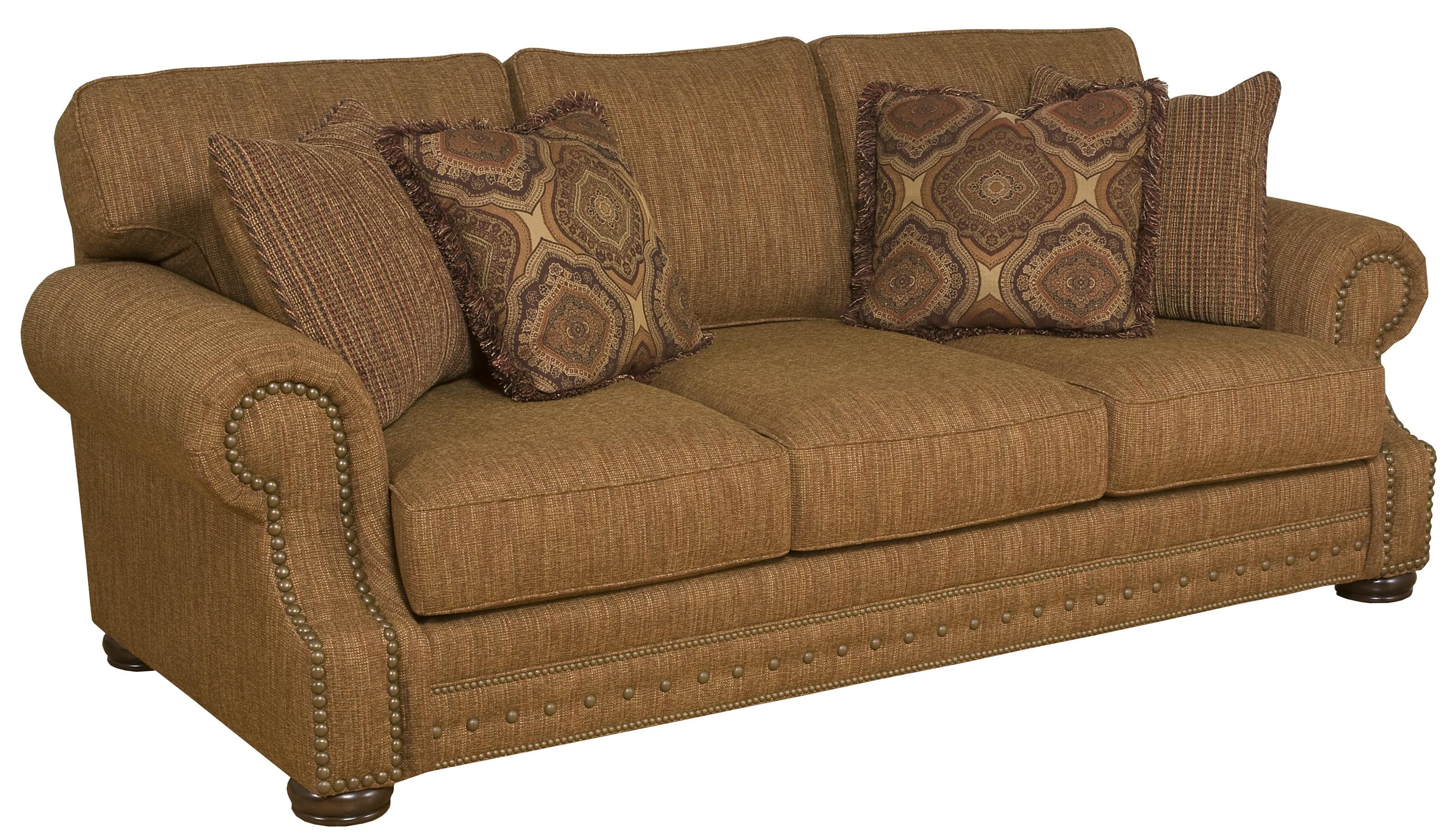 King Hickory Edward Stationary Sofa with Rolled Arms Zak's Fine Furniture Sofa Tri Cities King Hickory Edward Stationary Sofa with Rolled Arms Zak's Fine Furniture Sofa Tri Cities